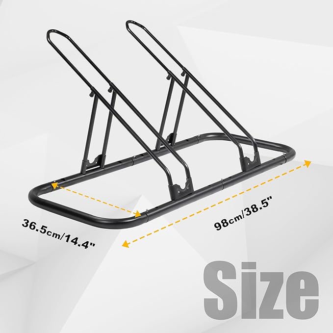 CyclingDeal Bike Rack Floor Parking Bike Stand