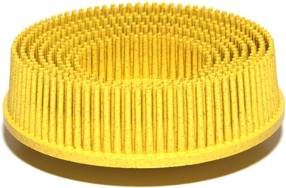 3M 07527 Roloc Bristle Disc 3" 80 Grade-Yellow