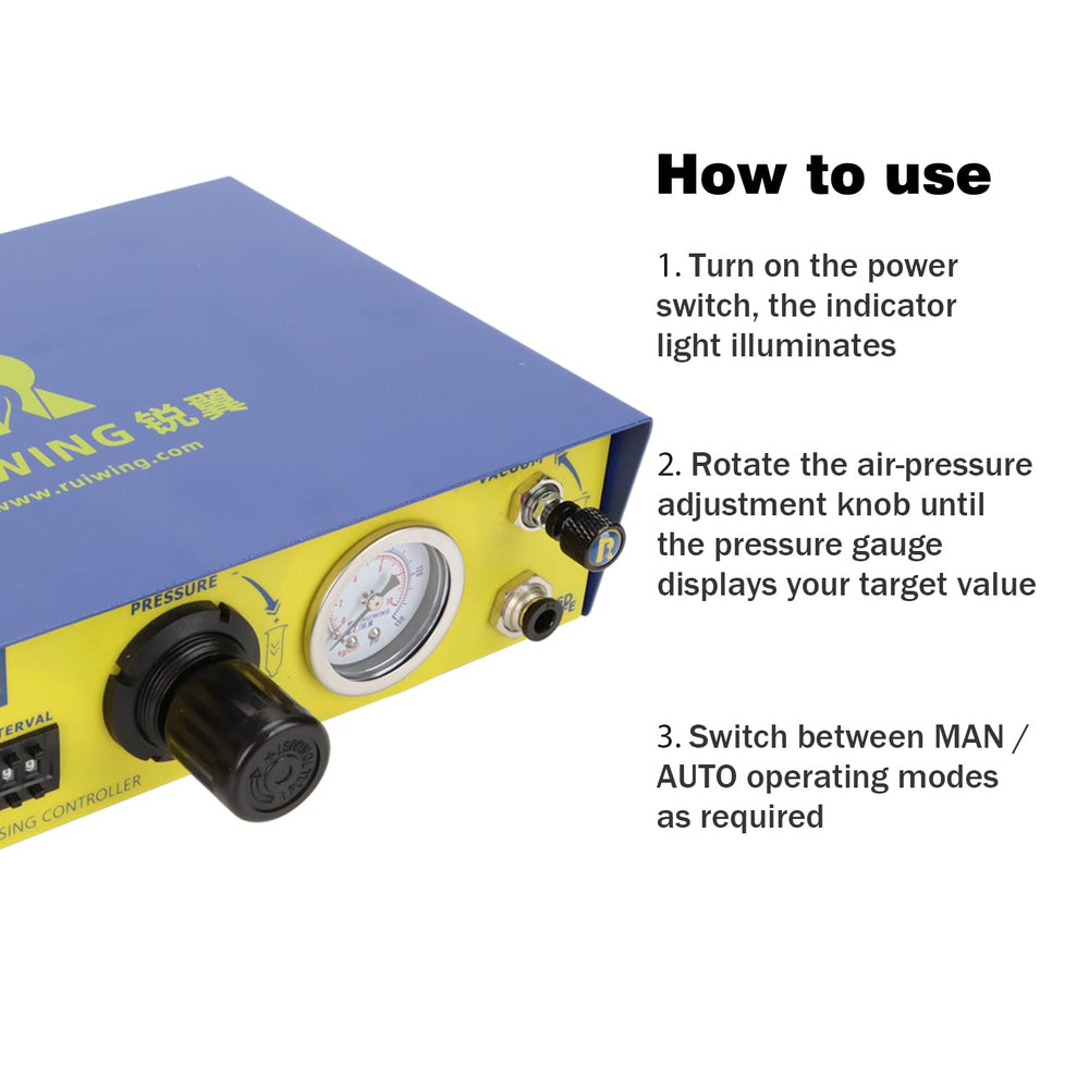 983A Auto Glue Dispenser AC 110V Automatic/Semi-Automatic Solder Paste Liquid...
