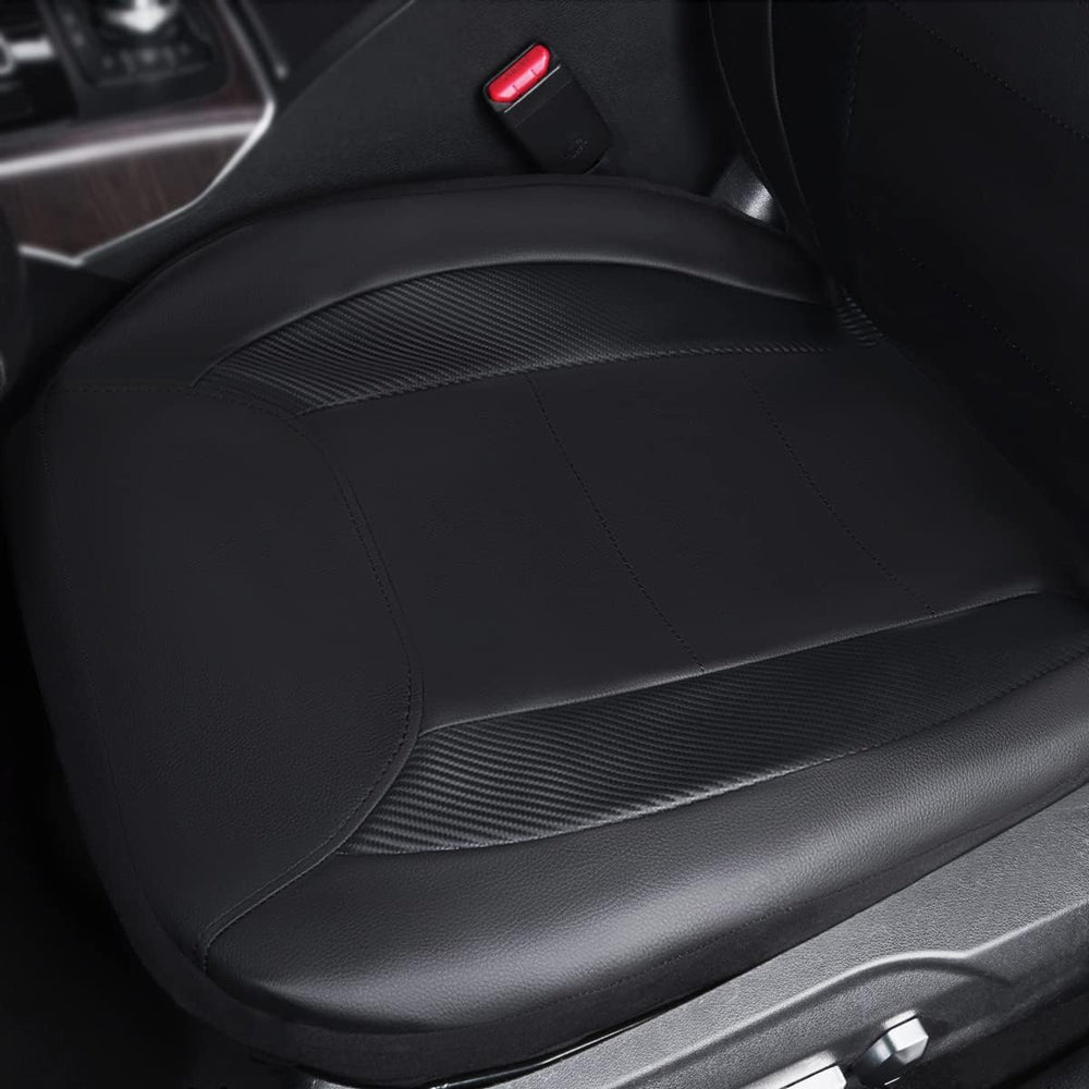 Flying Banner car seat Covers Protects Water Proof Faux Leather Carbon Fiber ...
