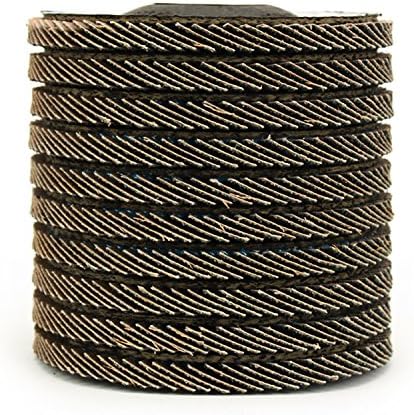 BHA 4-1/2 x 7/8 Zirconia Flap Disc T29 Angle Grinder - 40 Grit - 10 Pack
