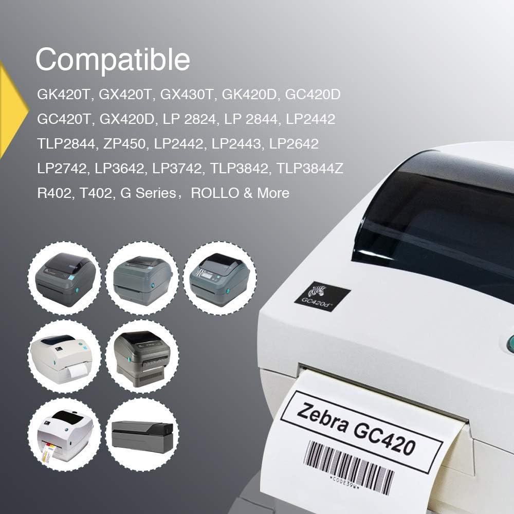 BETCKEY - 2.625" x 1" (67 mm x 25 mm) Thermal Labels, [10 Roll/2000...