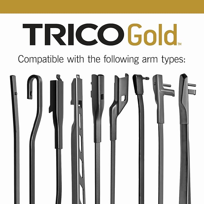 TRICO Gold™ 20 & 20 Inch Pack of 2 Automotive Replacement Windshield Wiper