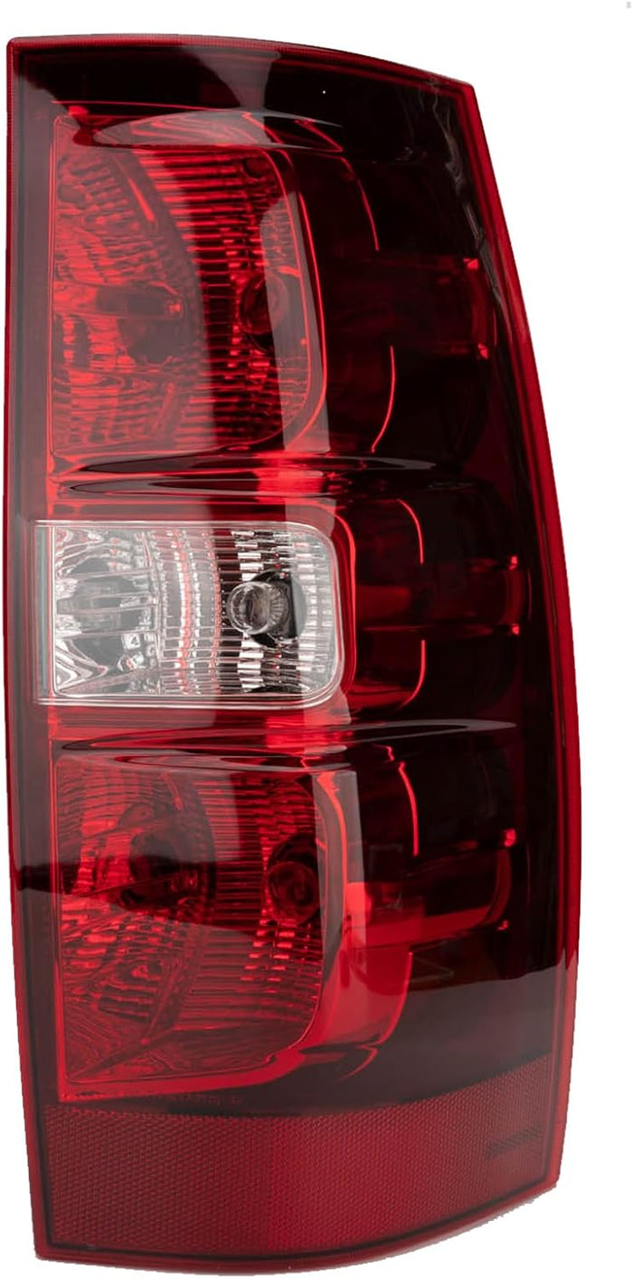 Tail Light Assembly Compatible With 2007-2014 Chevy Tahoe Suburban Right Passenger Side Rear Brake Lamps With Bulb Inside And Wiring Harness Replaces# GM2801196 25862702 22837924