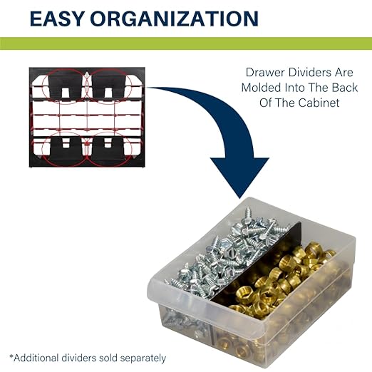 Akro-Mils 24-Drawer Plastic Drawer Storage Cabinet