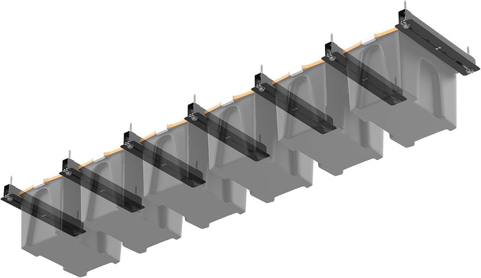 Ultrawall Overhead Garage Storage Racks for Bins, Ceiling Storage Rack