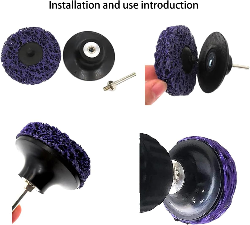 3" Quick Change Easy Strip Discs for Drill Die Grinder, air Grinders Att...