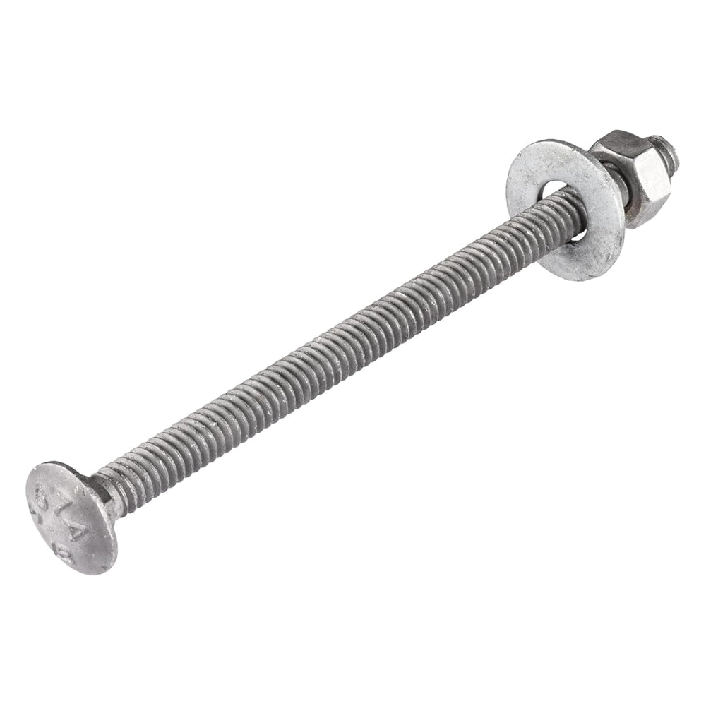 5/16" x 3-1/2" (50 Pack) Galvanized Carriage Bolt Kit Grade 307A In...