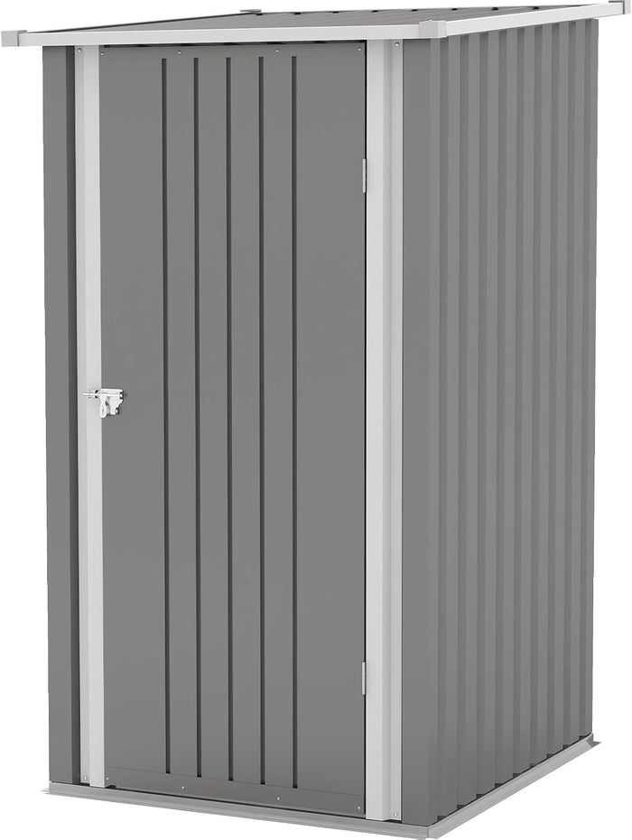 Patiowell 3 x 3 FT Outdoor Storage Shed, Small Garden Tool Storage Shed