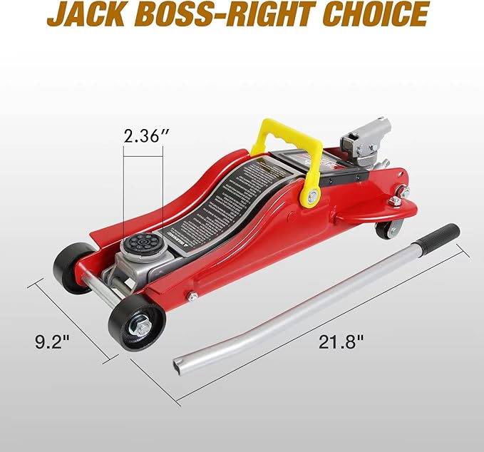 Floor Jack 2.5 Ton Hydraulic Low Profile Trolley Car Jack