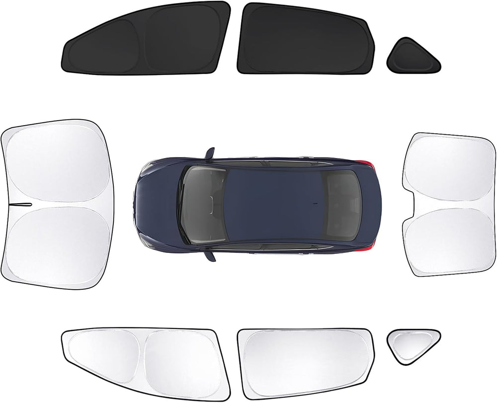 8pcs Car Window Shades for Nissan Sentra 2014-2019 Accessories, Windshield Side
