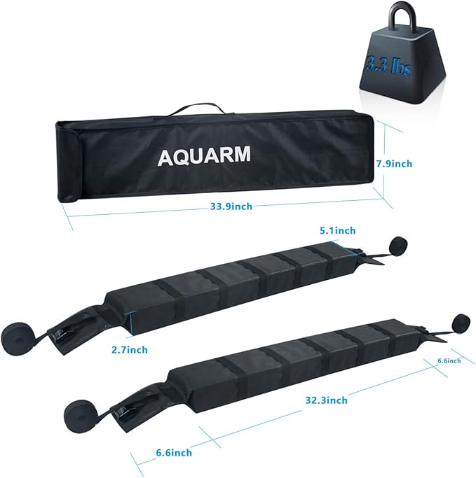Kayak Roof Rack Pads Universal Car Soft Roof Rack