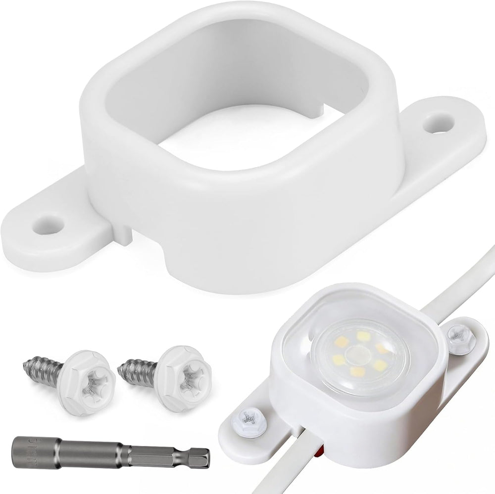 125Pcs Outdoor Light Mounting Clips for Govee H706 with Hex Socket