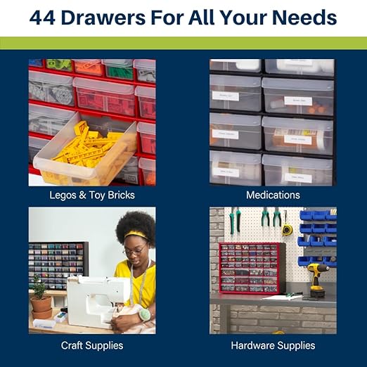 Akro-Mils 44-Drawer Plastic Drawer Storage Cabinet