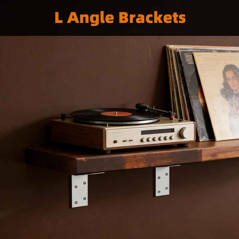 3"x3"x1.5" Steel Angle Bracket, 90 Degree L Corner Brace