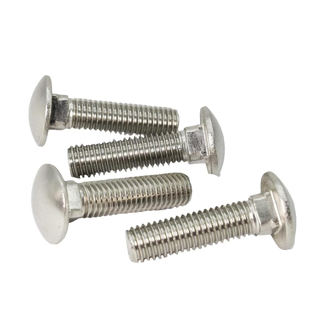 SANTIE 18-8 Stainless Steel Carriage Bolt, 3/8-16 X 2 in.25pc