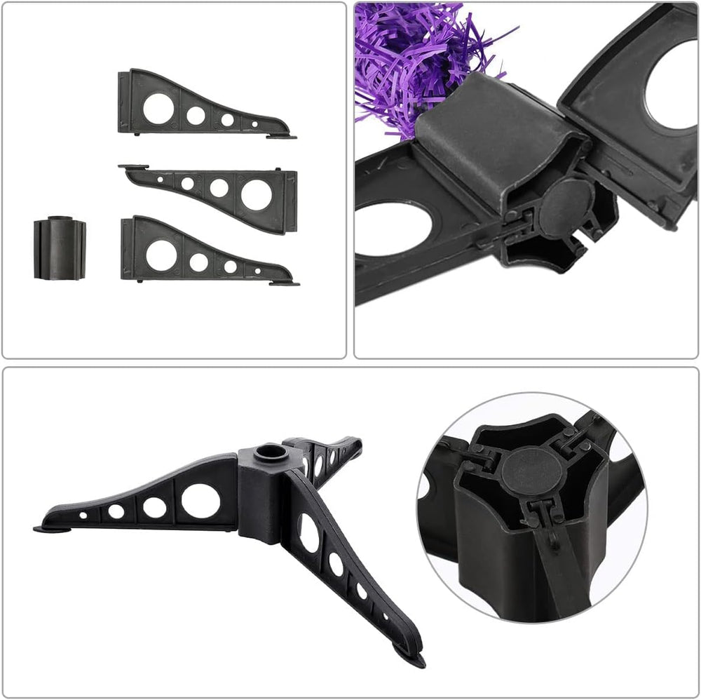 Artificial Christmas Tree, Halloween Tree PVC Leg Stand Base Foldable Xmas De...
