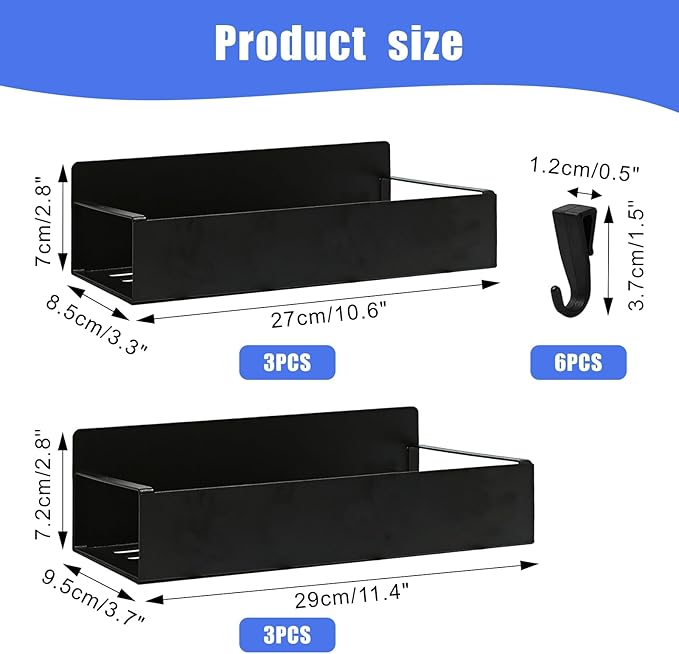 6Pcs Magnetic Aerosol Spray Can Holder, Steel Magnet Spray Toolbox Bottle