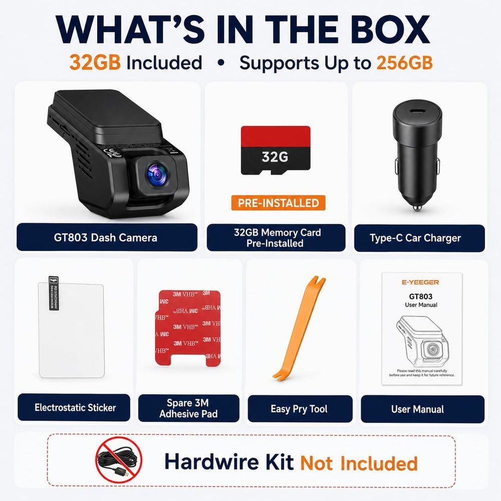 Dash Cam Front and Inside, 2.5K+ 1080P Cabin Camera for Cars with 32GB Card
