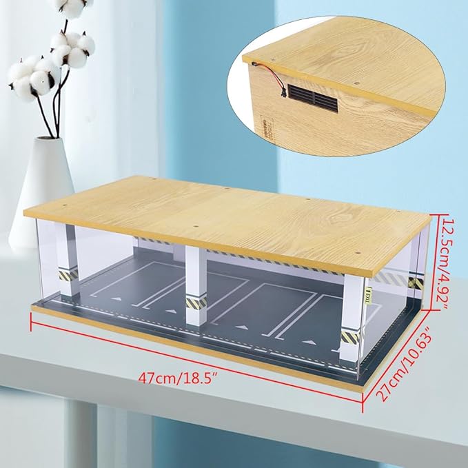 1/24 Parking Garage Model Car Garage Display Case