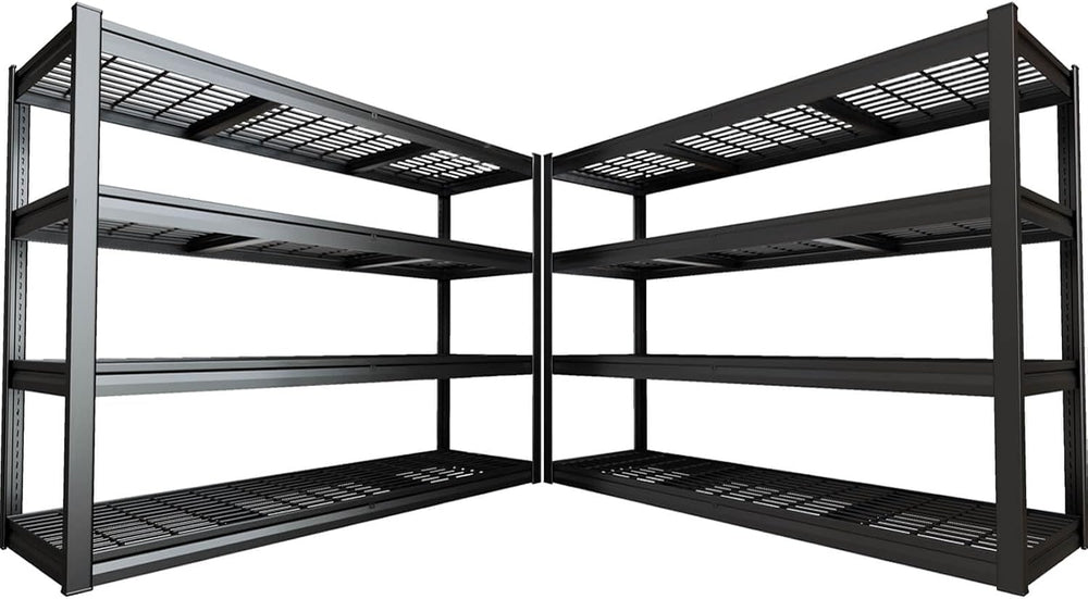 67" Wide Garage Shelving Unit, 3500 LBS Capacity, Industrial Adjustable ...
