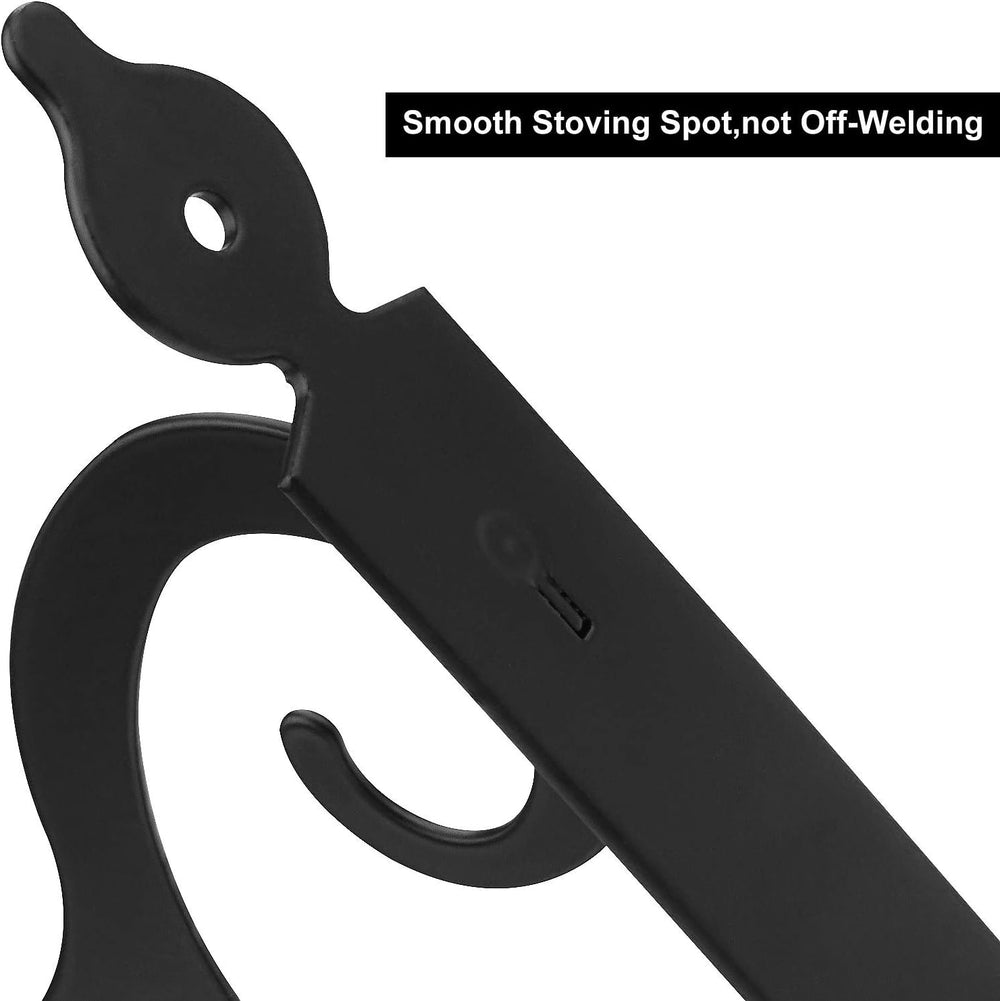 Acrux7 12 Pack Decorative Shelf Brackets - 10 inch Wall Mounted Floating Shel...