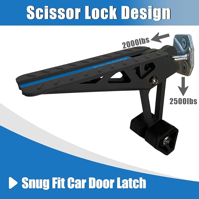 TOOENJOY Universal Fit Car Door Step, Foldable Roof Rack Door Step Up on Door