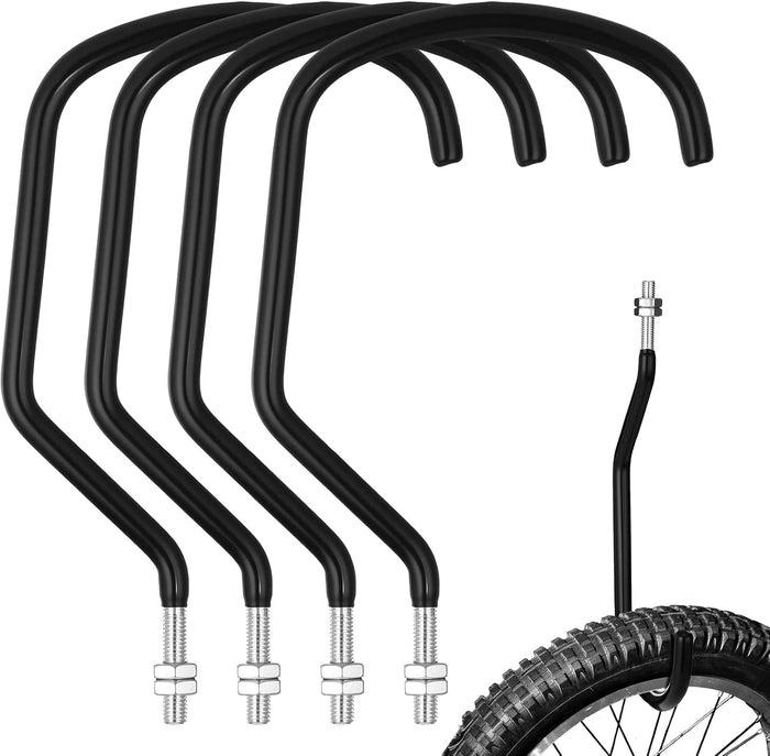Shimeyao 8 Pcs Machine Thread Bicycle Storage Hook