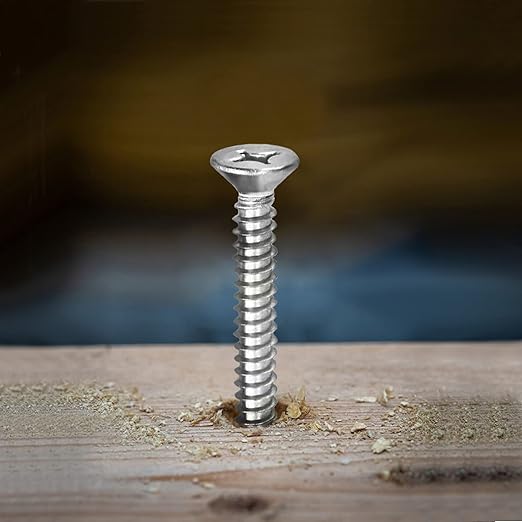 #14 x 4" Wood Screw 100Pcs 18-8 Stainless Steel Screws Flat Head Phillip...