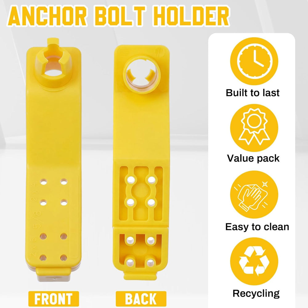 60 Pcs 1/2'' Anchor Bolt Holder Handle Saver, Accurate and Clean Inst...