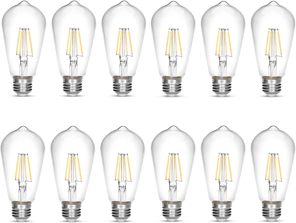 LED Edison Bulb 4W, Antique 40W Vintage Edison Bulb, E26 Light Bulb Non (Pack...