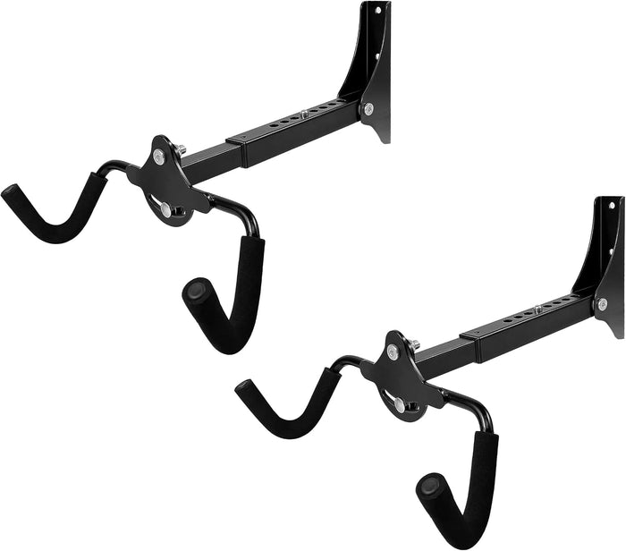 Foldable Bike Wall Mount Rack, Bicycle Rack Storage, Horizontal Bicycle Storage (2 Pack)