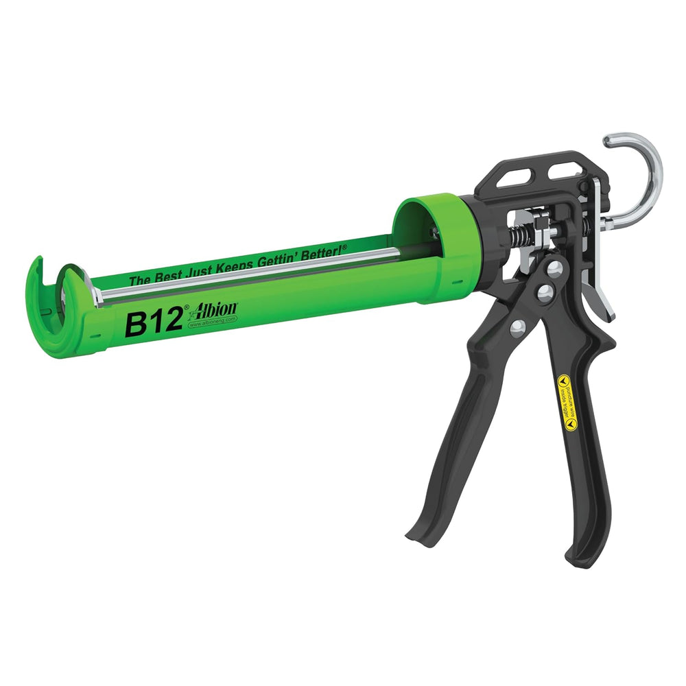 Albion Engineering Company B12 B-Line Manual Cartridge Caulking Gun, 1/10 Gal...