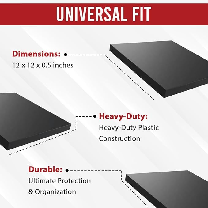 USA Made RV Leveling Jack Flex Pads 9" – Heavy-Duty Rubber Jack Pads – N...