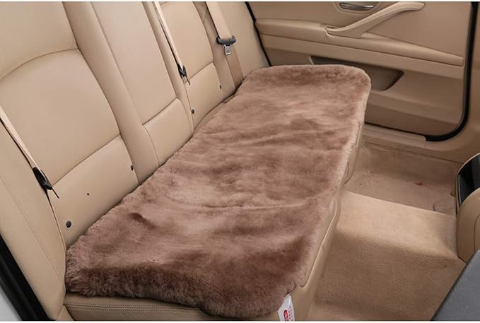 Fluffy Genuine Australia Sheepskin Car Seat Cover
