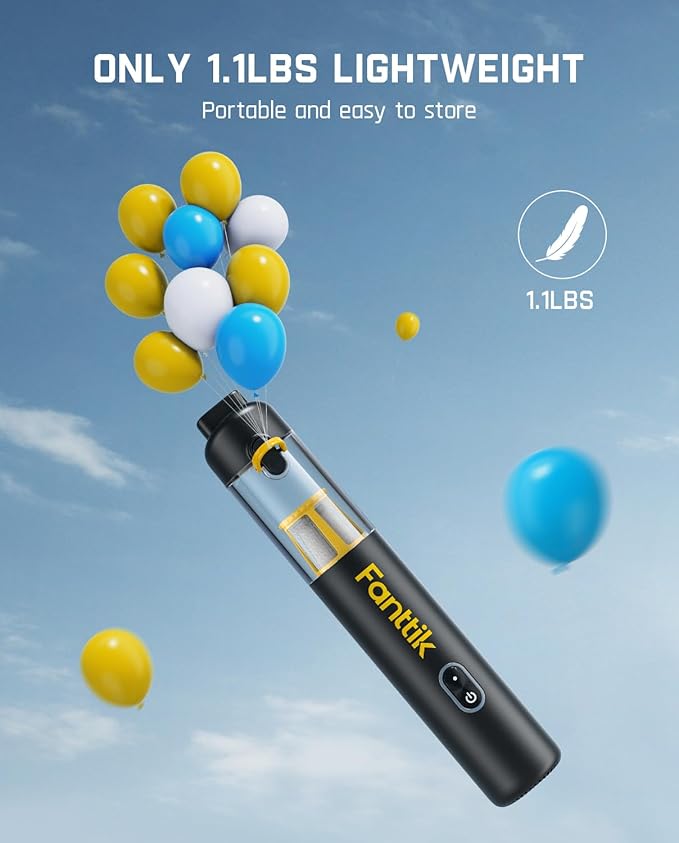 Fanttik Slim V8 APEX Car Vacuum, 4-in-1 Portable Mini Cordless Vacuum