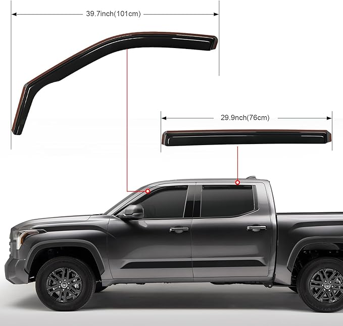 Nilight in Channel Window Deflectors