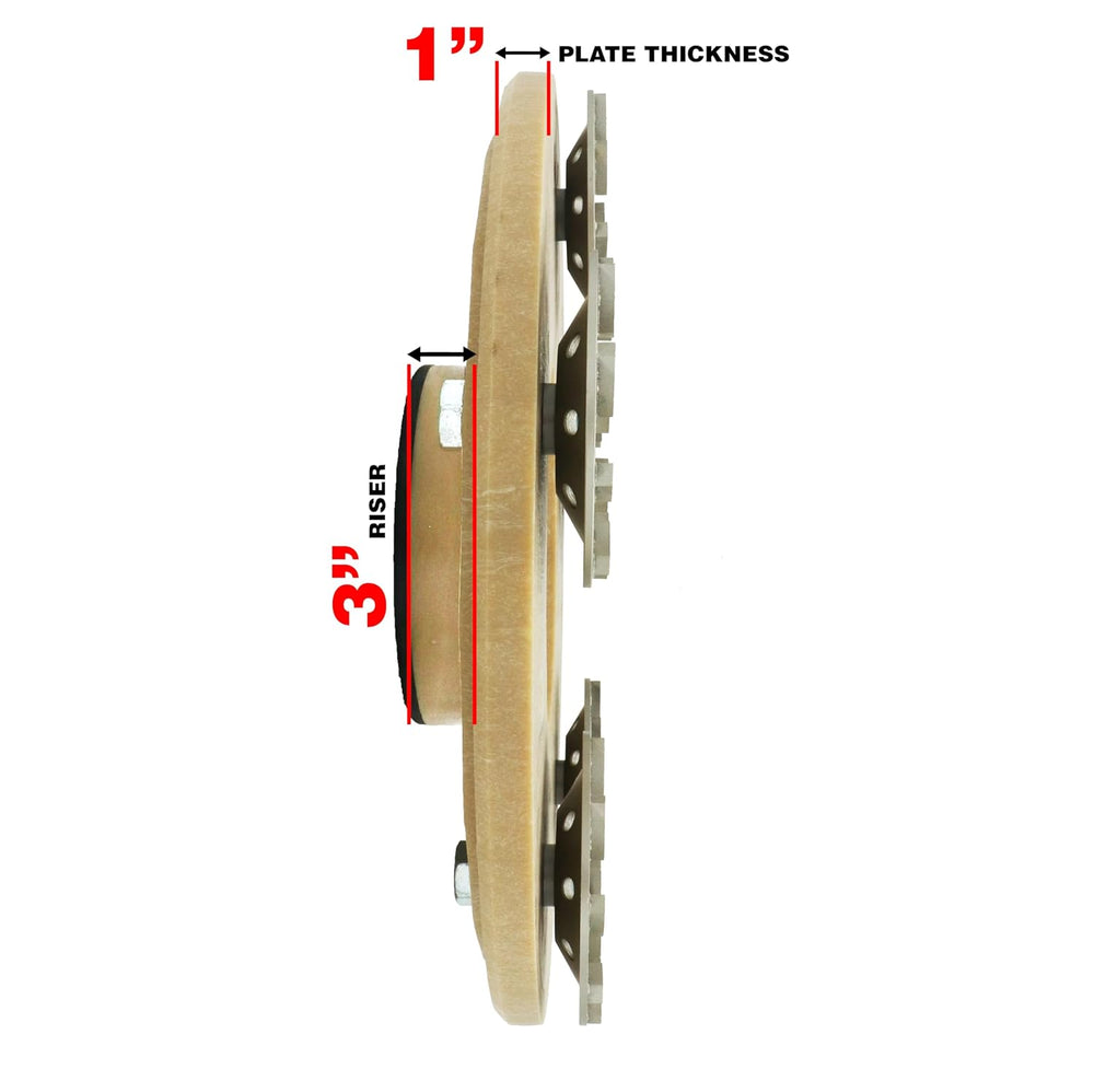 Concrete Grinding Plate for Swing Machines - Removal Tool for Concrete with 5...