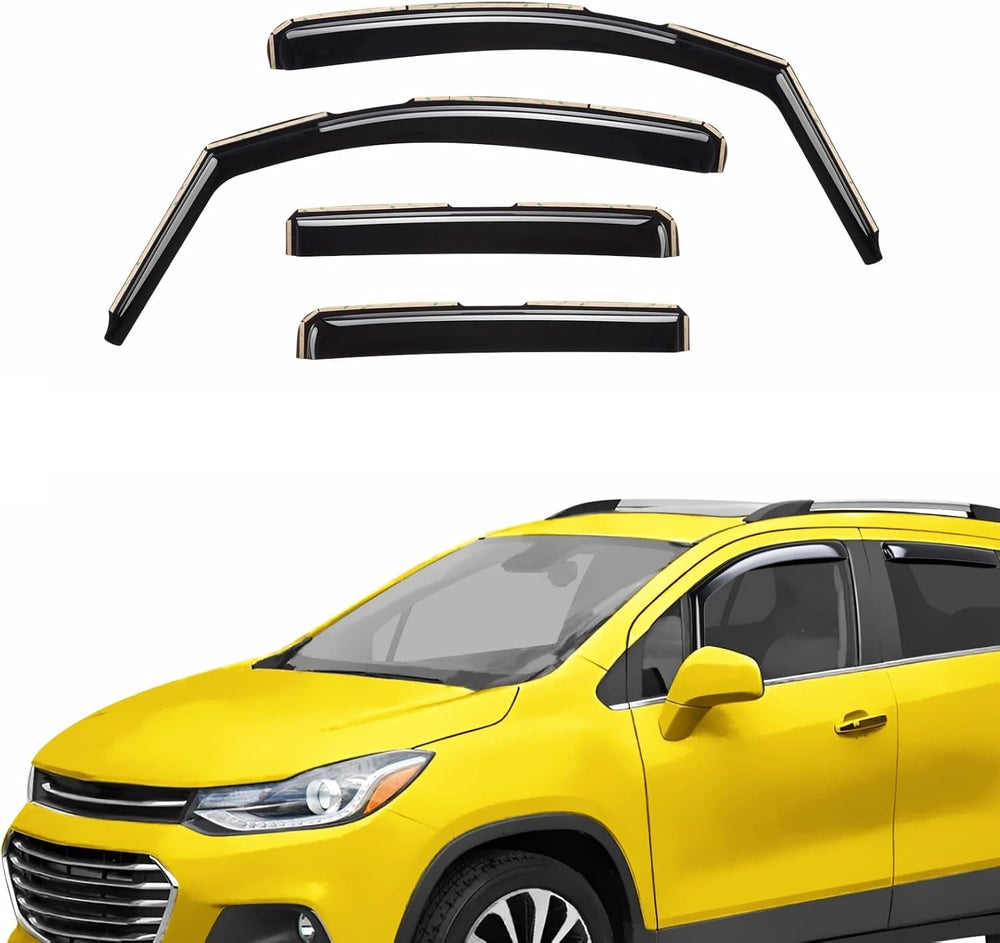 Extra Durable Window Deflectors in-Channel Window Visors Rain Guards Fit (4pcs)