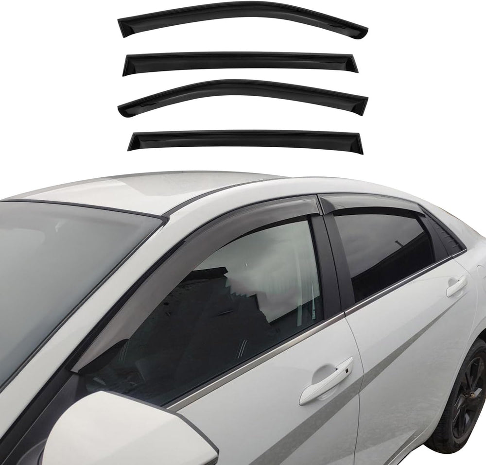 OMAC Window Visor Vent Rain Deflector (4 Pcs)