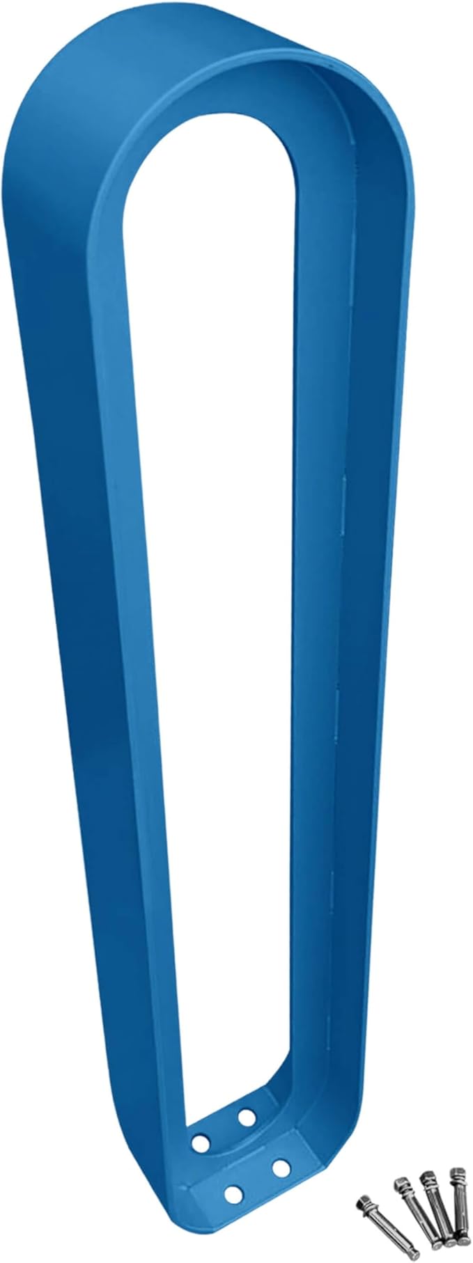Sandbaggy Modern Commercial Bike Rack | 6.5” x 3” x 35” Oval Design | In-Ground