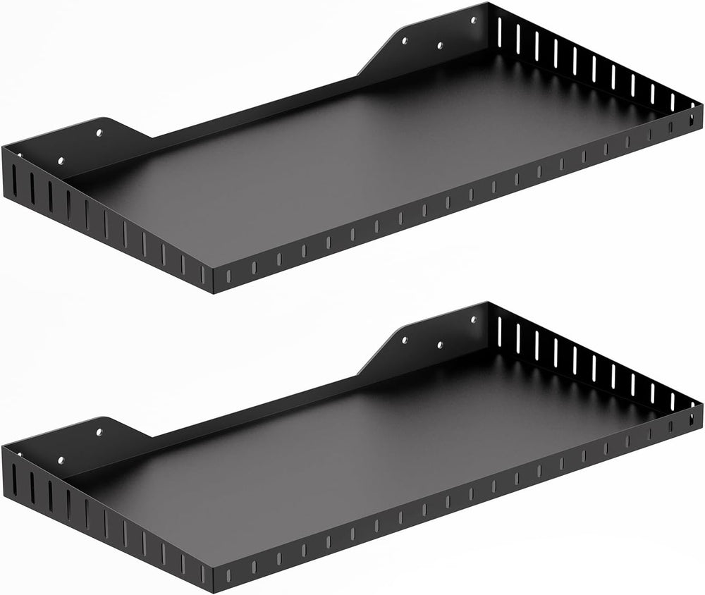 12 x 24 Inch Garage Wall Shelves, Heavy Duty Wall Mounted Storage Shelving