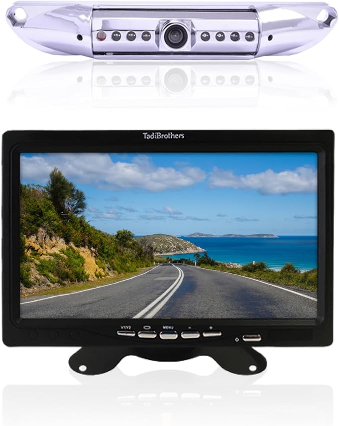 7” HD License Plate Backup Camera