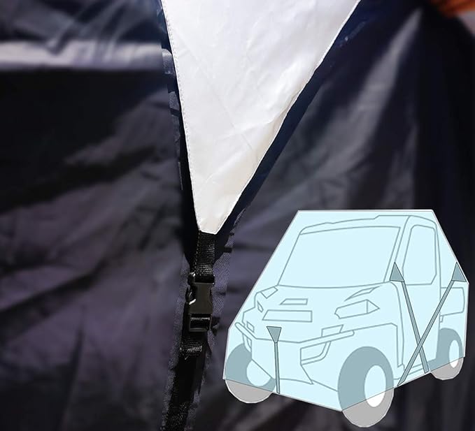 UTV Cover 420D Waterproof Oxford Fabric, Side by Side