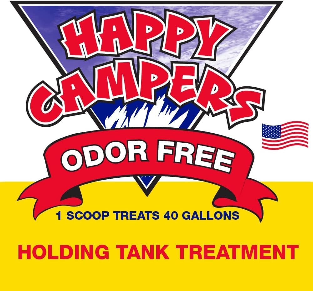 Happy Campers RV Toilet Treatment & RV Black Tank Treatment – 18 Treatments