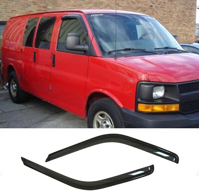 Side Window Visors Wind Deflector Set fit
