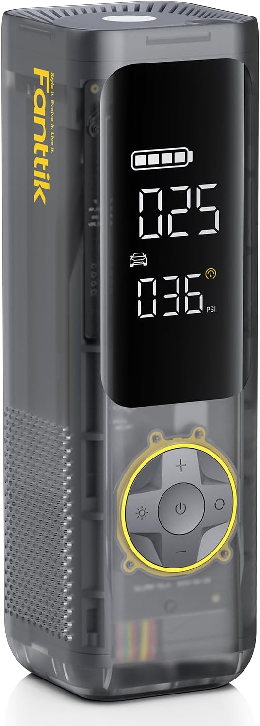 Fanttik X8 APEX Tire Inflator Portable Air Compressor, 1 Min Fast Inflation