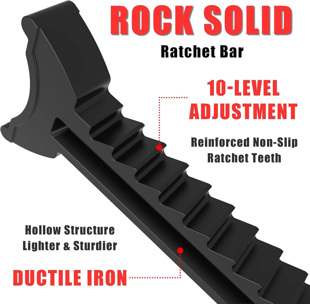 BIG RED T43202 Torin Heavy Duty Steel Jack Stands: 3 Ton (6,000 lb) Capacity ...