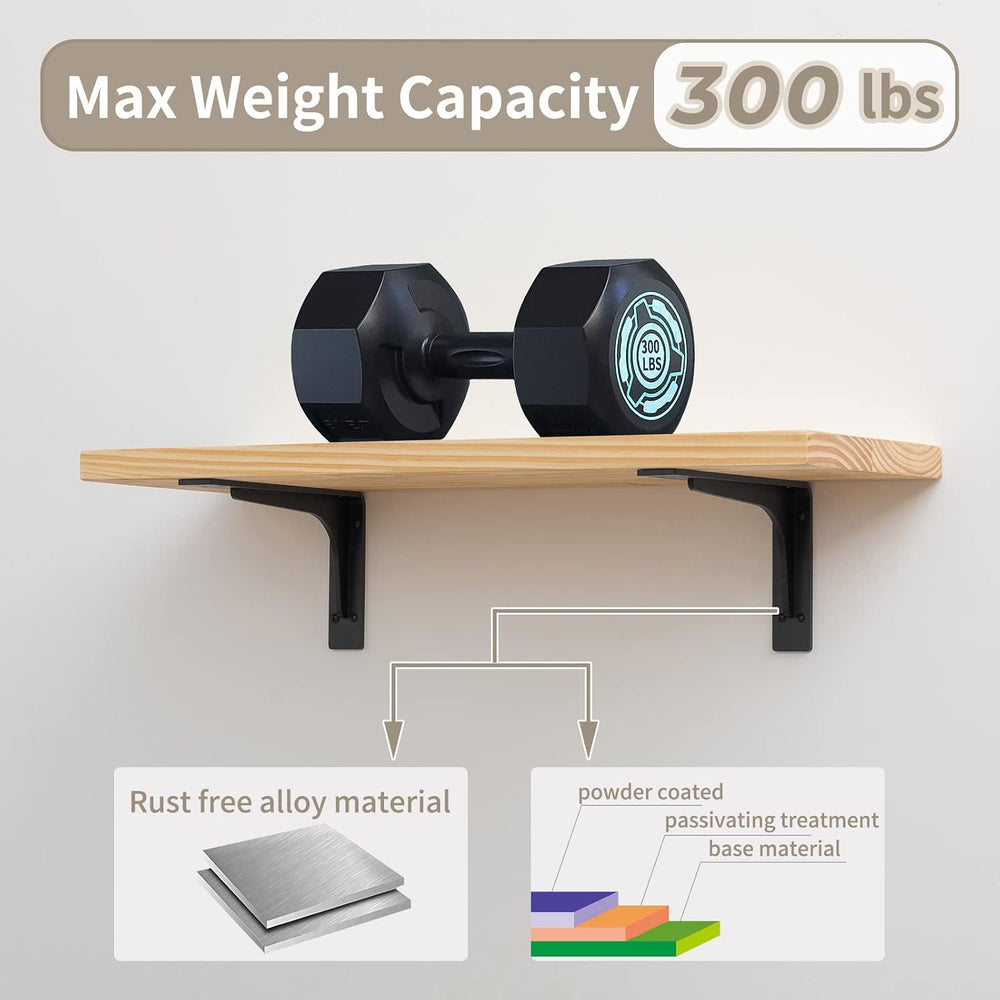 16inch x 9.5inch shelf brackets,L Shelf Bracket, die-cast formation，vertical ...