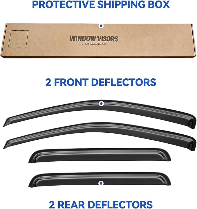 Window Visors Rain Guards Shield